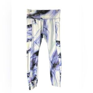 Avia Purple Marble Print Leggings